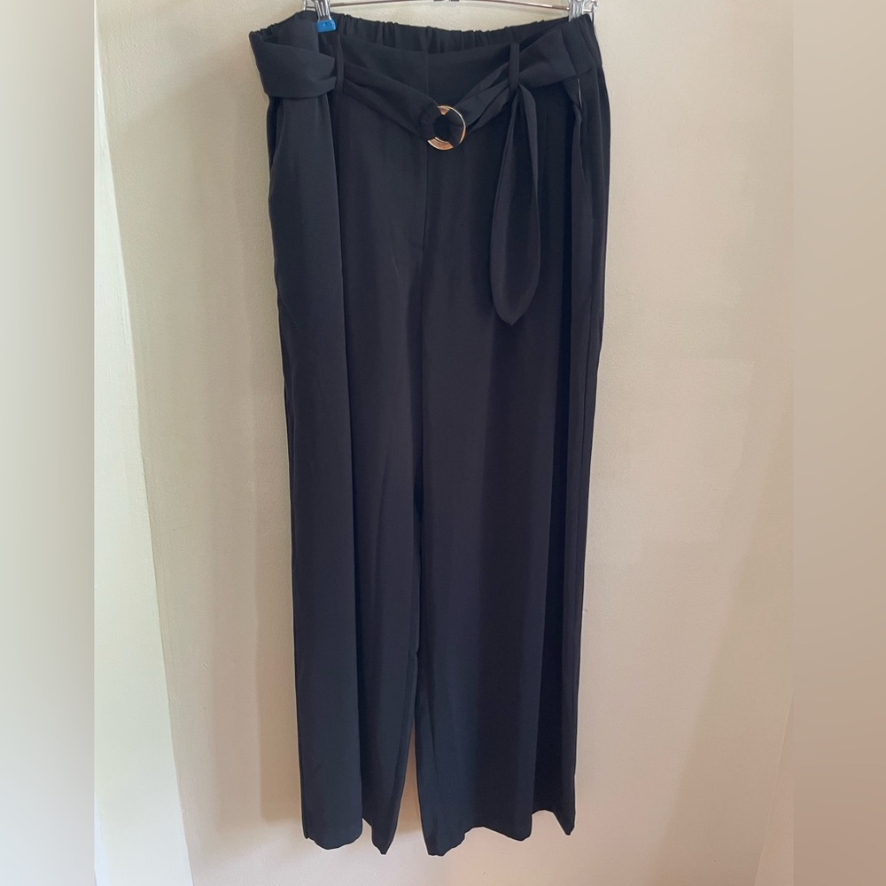 NWT - Michael Kors Black Wide Leg Pants - Size XL